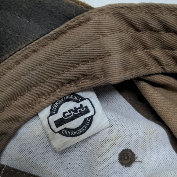 Case International Harvester Slideback Hat Brown Adjustable Patch Logo - Picture 12 of 13